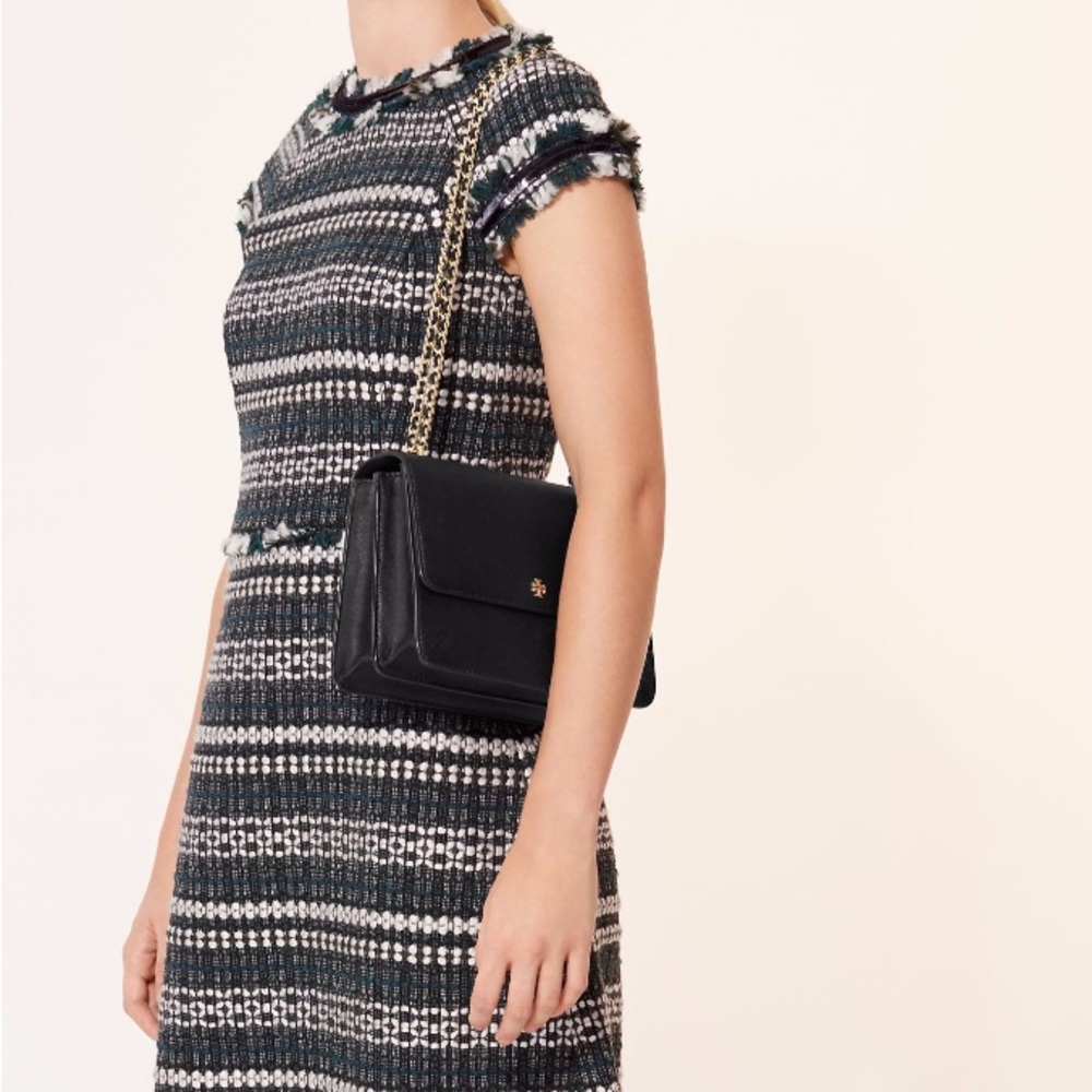 Tory Burch Robinson Convertible Shoulder Strap - Black